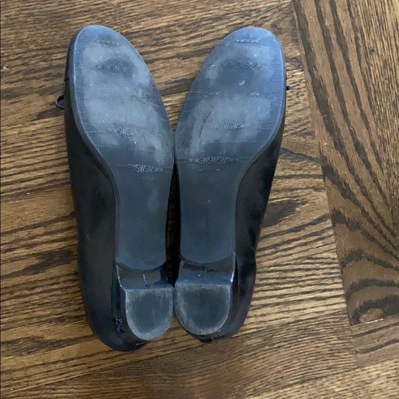 Stuart Weitzman Black Captoe Flats Sz 9 - Picture 3 of 4